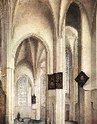 Pieter Jansz Saenredam Interior of the St Jacob Church in Utrecht France oil painting artist
